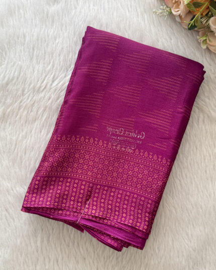 Attractive Printed Crepe Silk Sarees For Women's