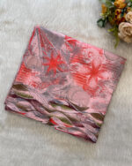 Attractive Printed Crepe Silk Sarees For Women's