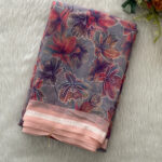 Printed Pattern Georgette Saree