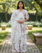 Alia Cut Salwar Set in Pure Cotton for women