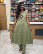 Fancy A-line Cotton Co-Ord Sets for Women in online