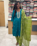 Fantastic Vatican Silk Salwar Set in online