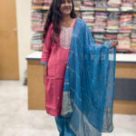 Luxurious Vatican Silk Ruby Pink Salwar Set for women