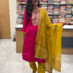 Luxurious Vatican Silk Pink Salwar Set for women