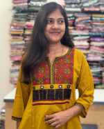 Graceful Yellow Cotton Salwar Set for women