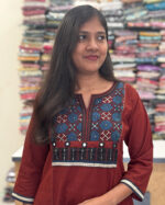 Graceful Maroon Cotton Salwar Set for women