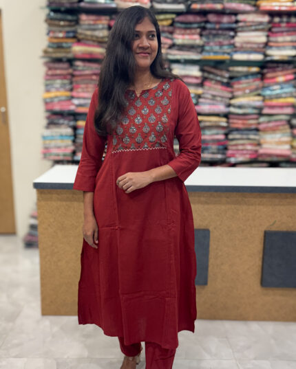 Cozy cotton A-line Co-Ord Sets for Women in online