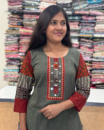 Classy cotton salwar suit with dupatta for women