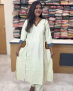 Elegant A-Line Cotton Co-Ord Set for women