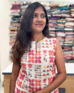 Charming Half White Cotton Co-Ord Set for women
