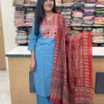 Elegant Salwar Suit with Palazzo Pants for women