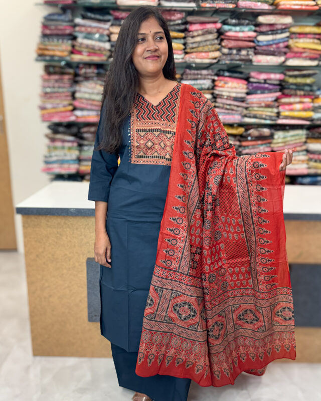 Elegant Salwar Suit with Palazzo Pants for women