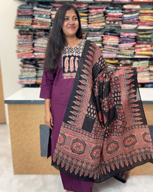 Elegant Salwar Suit with Palazzo Pants for women
