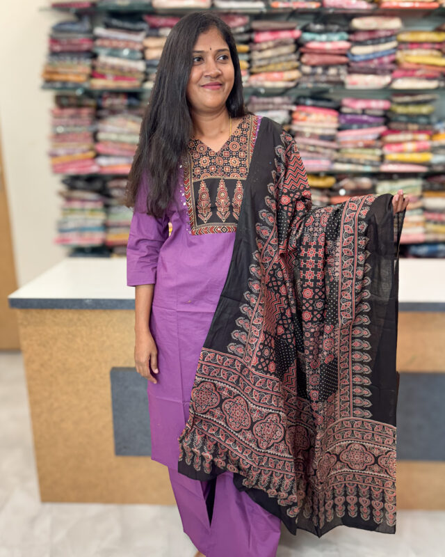 Elegant Salwar Suit with Palazzo Pants for women