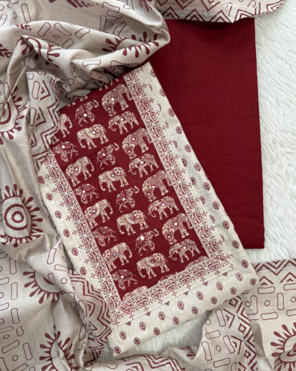 Elegant Cotton Salwar Set Material for women