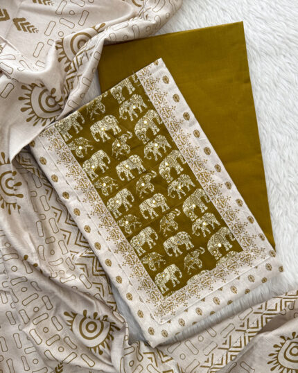 Elegant Cotton Salwar Set Material for women