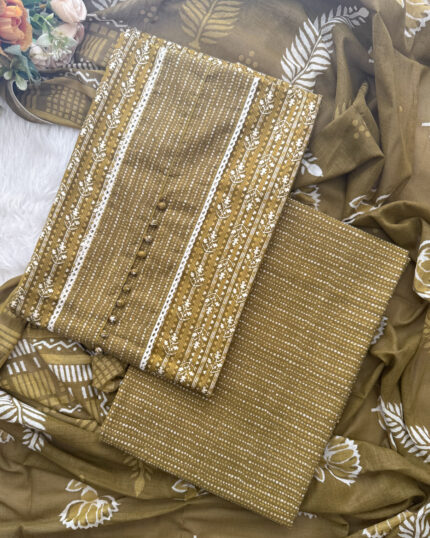 Stylish Cotton Salwar Set Material for women