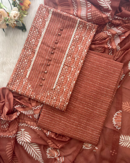 Stylish Cotton Salwar Set Material for women