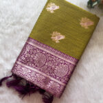 Amazing Cotton Fancy Silk Saree for women