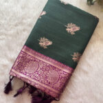 Amazing Cotton Fancy Silk Saree for women