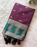 Amazing Cotton Fancy Silk Saree for women