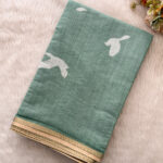 Elegant Linen Cotton Saree for women