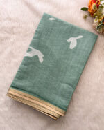 Elegant Linen Cotton Saree for women