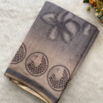 Elegant Linen Cotton Saree for women