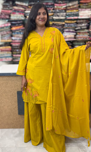 Stunning Sharara Salwar Suit with Dupatta for women