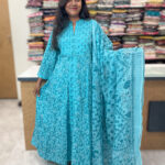 Elegant Umbrella Salwar Suit with Dupatta for women