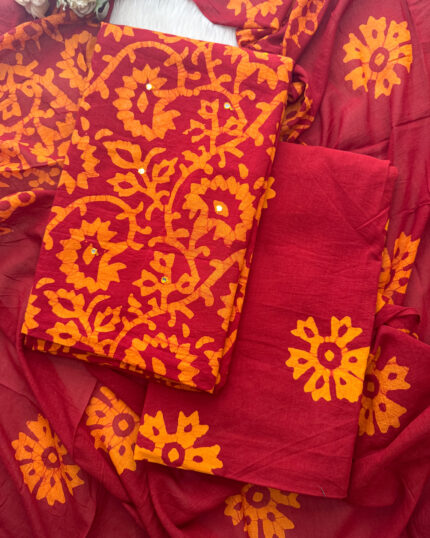 Lovely Cotton Salwar Set Material for women