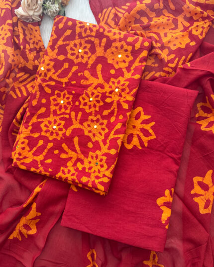 Lovely Cotton Salwar Set Material for women