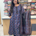 Elegant A-Line Cotton Salwar Suit with Dupatta for women