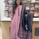 Elegant A-Line Cotton Salwar Suit with Dupatta for women