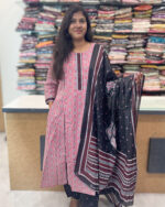 Elegant A-Line Cotton Salwar Suit with Dupatta for women