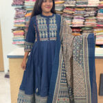 Lovely Flared Salwar Suit with Dupatta for women