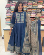 Lovely Flared Salwar Suit with Dupatta for women