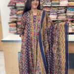 Elegant A-Line Cotton Salwar Suit with Dupatta for women