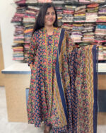 Elegant A-Line Cotton Salwar Suit with Dupatta for women