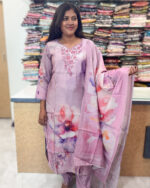 Elegant Muslin Salwar Suit with Dupatta for women