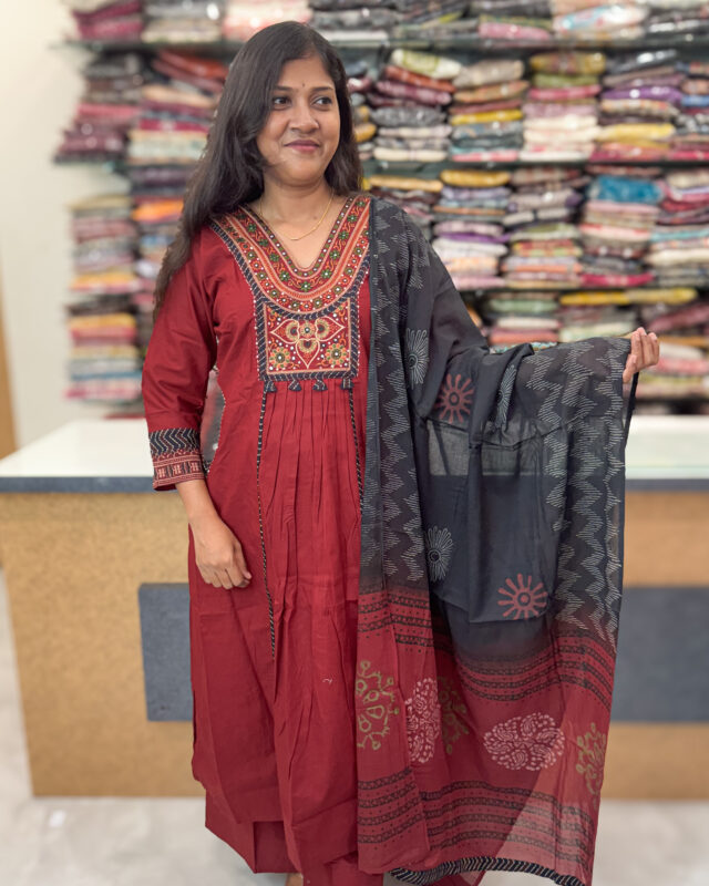 Elegant Salwar Suit with Palazzo Pants for women