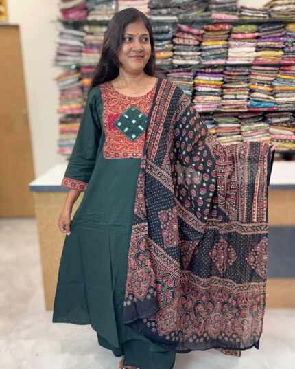 Elegant Salwar Suit with Palazzo Pants for women