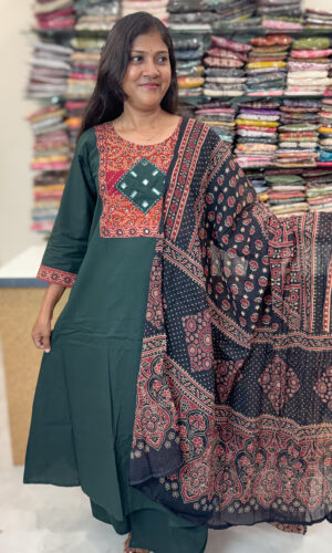 Elegant Salwar Suit with Palazzo Pants for women