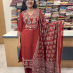 Elegant Salwar Suit with Palazzo Pants for women