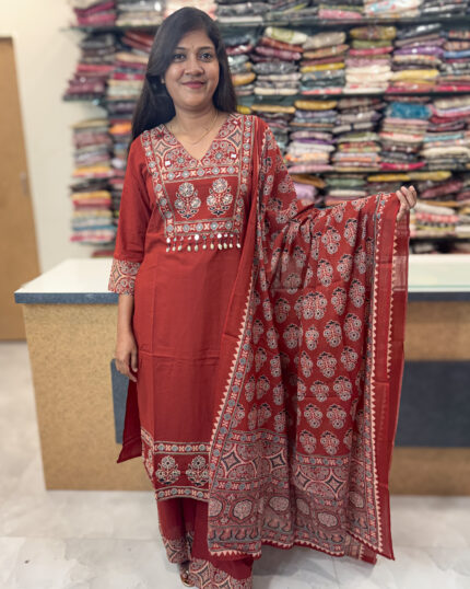 Elegant Salwar Suit with Palazzo Pants for women