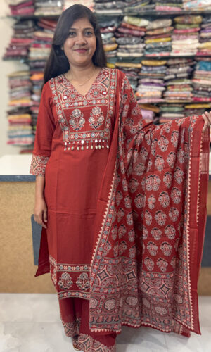 Elegant Salwar Suit with Palazzo Pants for women