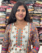 Elegant Straight Cotton Salwar Suit with Dupatta for women