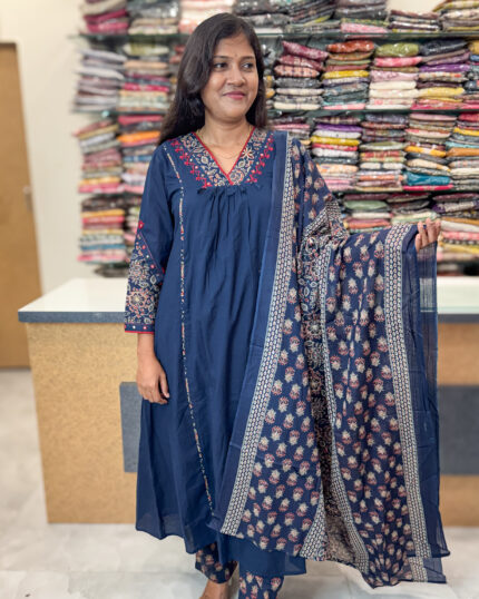 Stunning Cotton Salwar Suit with Dupatta for women