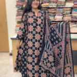 Elegant Flared Salwar Suit with Dupatta for women