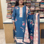 Elegant Flared Cotton Salwar Suit for women
